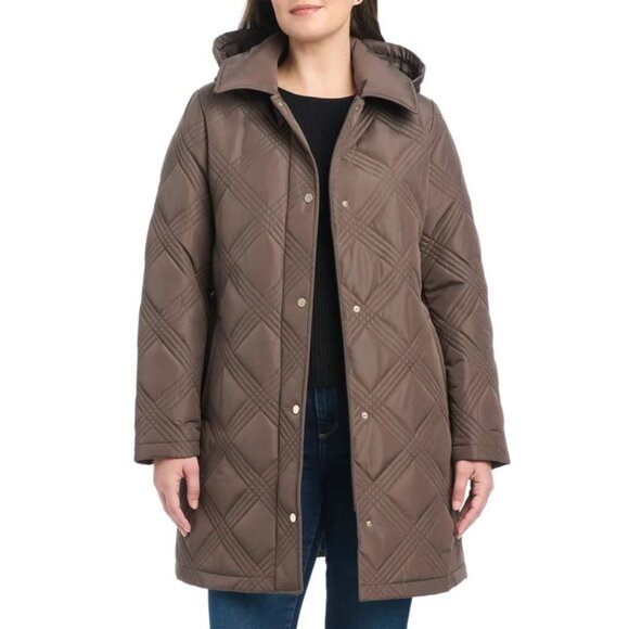 Jones New York Jackets & Blazers - Jones New York Women's Belted Quilt Jacket